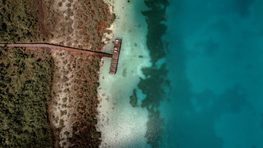 Boca de Agua vista desde altura
